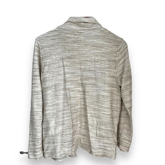 Tommy Hilfiger long sleeve open front lightweight cream color cardigan size L - Picture 2 of 9